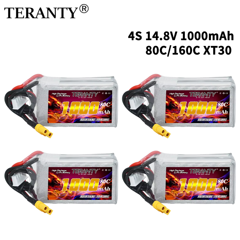 Drone Battery Connector - TERANTY 4S 1000mAh 14.8V 80C/160C 리포