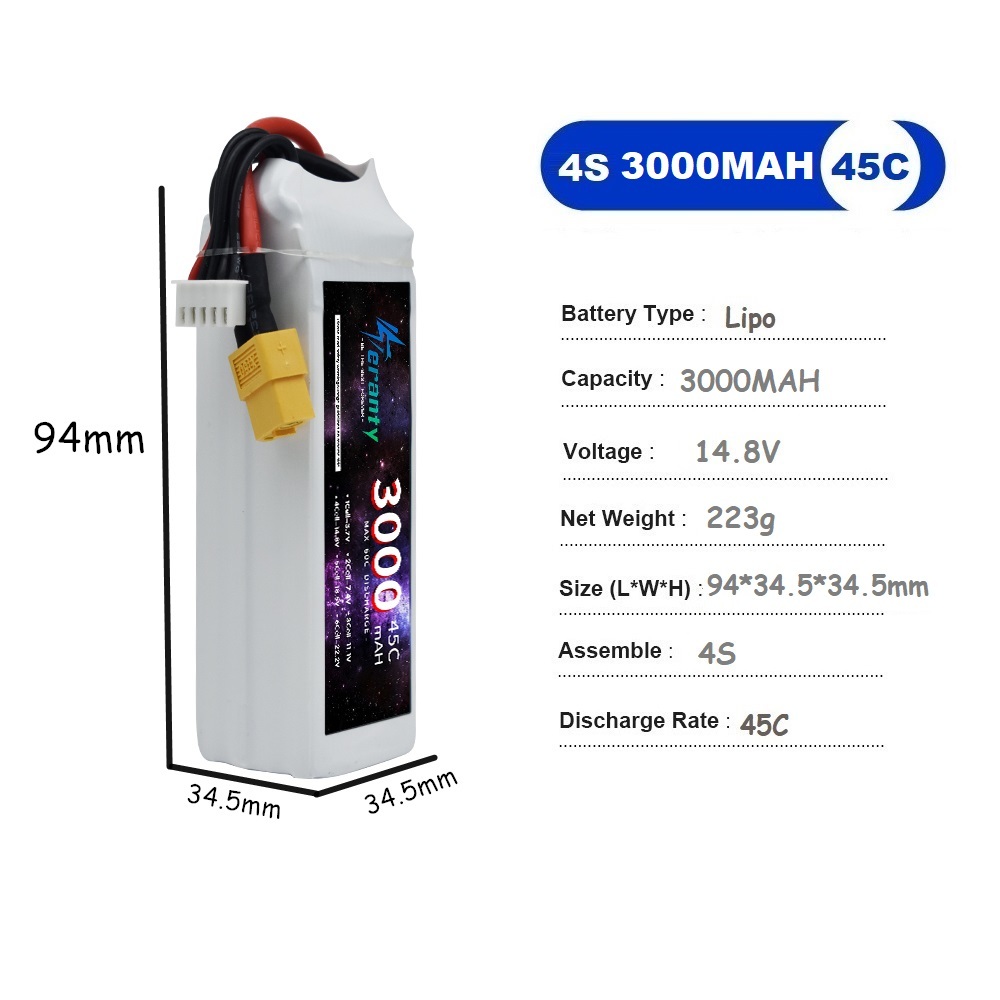 4S LiPo 배터리 14.8V 1500mah 1800 - Drone Battery 4S 리뷰 및 가격