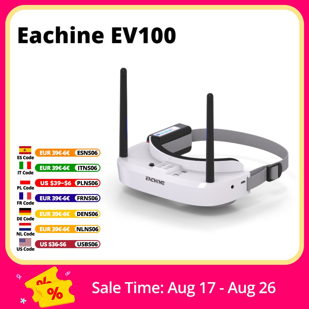 Eachine EV100 720*540 5.8G 72C - Drone Battery Case 리뷰 및 가격