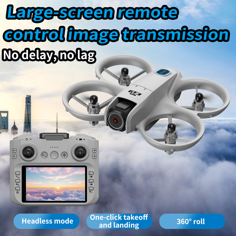 새로운 모델 GT3 MAX 드론 대형 화면 RC 드론  - Drone Battery Case 리뷰 및 가격
