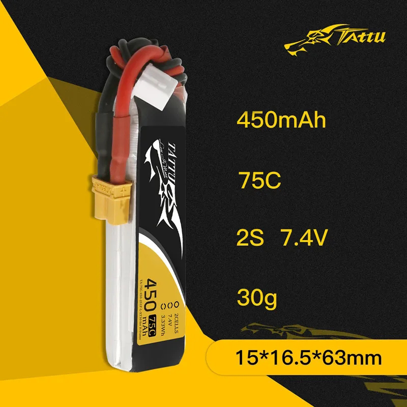 3Pcs 새로운 TATTU 450/500/550mAh  - Drone Battery 3S 리뷰 및 가격