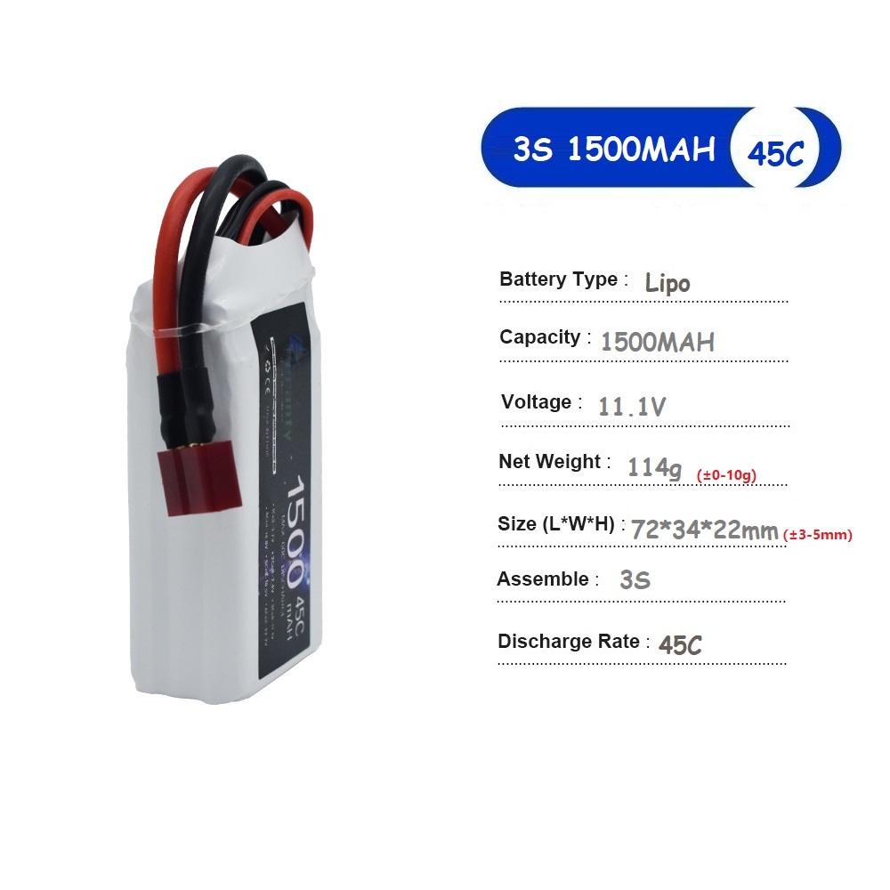 11.1V 리포 배터리 3S 1500mAh 1800mA - Drone Battery 3S 리뷰 및 가격