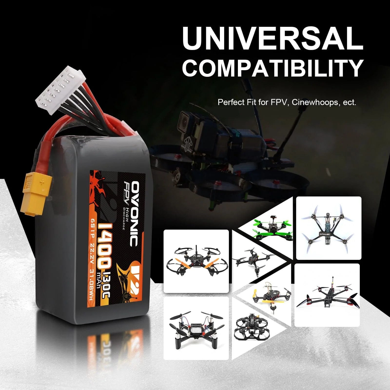 오보닉 6S 리포 배터리 22.2V 1400mAh 13 - Drone Battery 6S 리뷰 및 가격